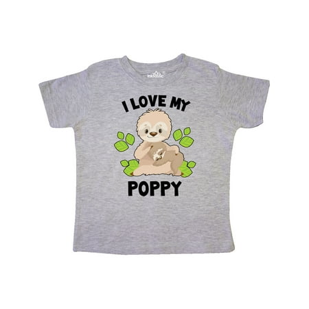 Inktastic Cute Sloth I Love My Poppy with Green Leaves Gift Toddler Boy or Toddler Girl T-Shirt
Inktastic Cute Sloth I Love My Poppy with Green Leaves Gift Toddler Boy or Toddler Girl T-Shirt