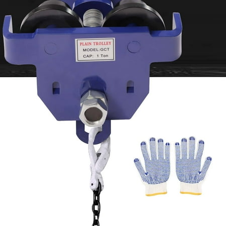 YIYIBYUS 1 Ton Dual Wheels Beam Trolley Push Manual Trolley Hoist with Dual Track Roller for Lifting 2200lbs
YIYIBYUS 1 Ton Dual Wheels Beam Trolley Push Manual Trolley Hoist with Dual Track Roller for Lifting 2200lbs