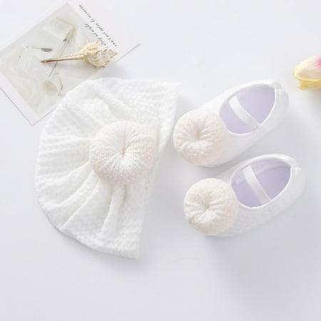 Bullpiano 0-12M Baby Girls Flats with Headband Infant Princess Dress Crib Shoes Non-Slip for Toddler First Walkers Princess Wedding Dress Shoes
Bullpiano 0-12M Baby Girls Flats with Headband Infant Princess Dress Crib Shoes Non-Slip for Toddler First Walkers Princess Wedding Dress Shoes