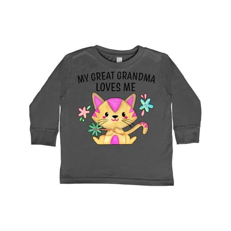 Inktastic My Great Grandma Loves Me with Cute Kitten and Flowers Gift Toddler Boy or Toddler Girl Long Sleeve T-Shirt
Inktastic My Great Grandma Loves Me with Cute Kitten and Flowers Gift Toddler Boy or Toddler Girl Long Sleeve T-Shirt