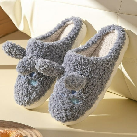 CoCopeanut Cartoon Home Fuzzy Slipper for Women Cute Rabbit Girls House Faux Fur Ladies Slippers Winter Indoor Warm Plush Shoes Slides
CoCopeanut Cartoon Home Fuzzy Slipper for Women Cute Rabbit Girls House Faux Fur Ladies Slippers Winter Indoor Warm Plush Shoes Slides