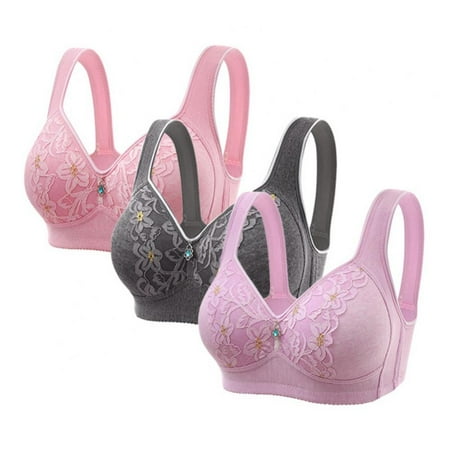 Plus Size Sleep Bras for Women - Deep Cup Bra Full Back Coverage Bras Ultra Light Underwire T-Shirt Bra to Plus Size Everyday Wear(3-Packs)
Plus Size Sleep Bras for Women - Deep Cup Bra Full Back Coverage Bras Ultra Light Underwire T-Shirt Bra to Plus Size Everyday Wear(3-Packs)