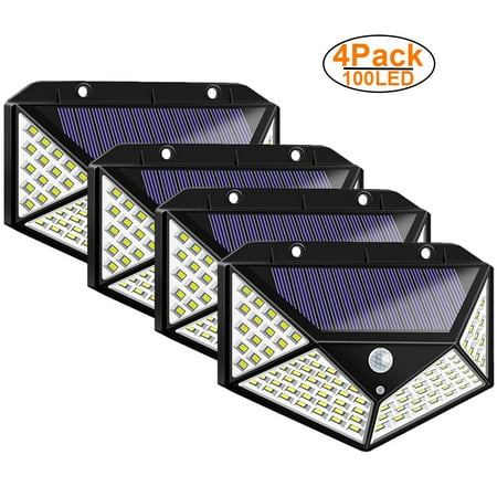Mojoyce 4Pcs 100LED Solar Wall Lamp Modern Courtyard Lamp Kit for Outdoor Lighting
Mojoyce 4Pcs 100LED Solar Wall Lamp Modern Courtyard Lamp Kit for Outdoor Lighting