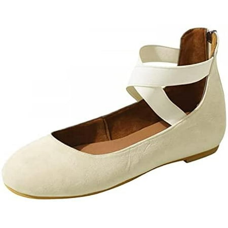 Strappy Sandals for Women Womens Classic Ballet Flats Casual Slip On Comfy Flats Shoes Pointed Outdoor Indoor Walking Shoes
Strappy Sandals for Women Womens Classic Ballet Flats Casual Slip On Comfy Flats Shoes Pointed Outdoor Indoor Walking Shoes