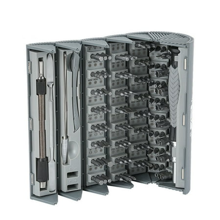 126PCS Screwdriver Set with 120pcs CRV Strong Magnetic Bits Multifunctional Screwdrivers Repairing Kit for Mobilephones Computers Home Appliances
126PCS Screwdriver Set with 120pcs CRV Strong Magnetic Bits Multifunctional Screwdrivers Repairing Kit for Mobilephones Computers Home Appliances