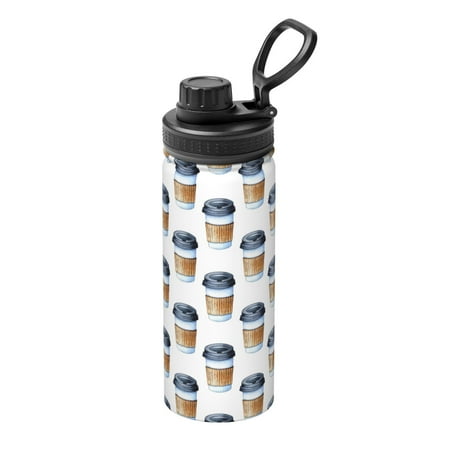 Gaeub Coffee To Go Pattern Print Stainless Steel Water Bottle 18oz Sports Insulated Kettle for Women Men Suitable as a Gift
Gaeub Coffee To Go Pattern Print Stainless Steel Water Bottle 18oz Sports Insulated Kettle for Women Men Suitable as a Gift