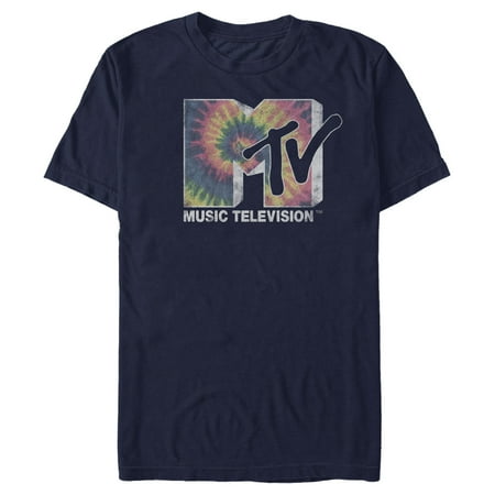 MTV Men's Psychedelic Logo T-Shirt