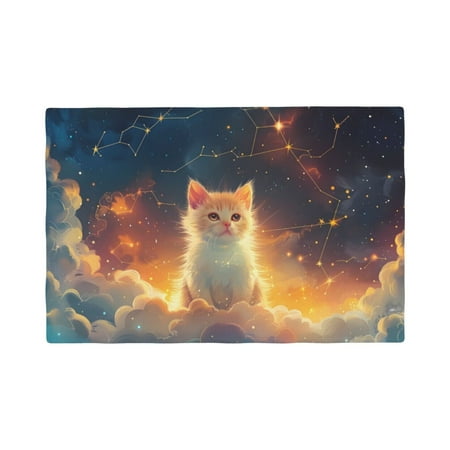 Placemats Set of 4 Starry Sky Constellation Cat Place mats for Dining Table Indoor/Outdoor Cute Heat Resistant Washable Table Mats(18 x 12 )
Placemats Set of 4 Starry Sky Constellation Cat Place mats for Dining Table Indoor/Outdoor Cute Heat Resistant Washable Table Mats(18 x 12 )