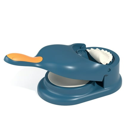 2 in 1 Press Dumpling Skin Wrapper Easy Cleaning Durable Kitchen Tool for Family Friends and Children Blue
2 in 1 Press Dumpling Skin Wrapper Easy Cleaning Durable Kitchen Tool for Family Friends and Children Blue