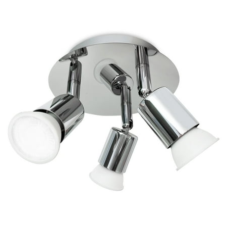 Modern Led Track Lighting Fixtures Ceiling Spotlight Round Track Light 3 Lights Round Ceiling Track Light Directional Ceiling Spot Lights for Kitchen Office Bedroom Picture Wall Hallway E12 Base
Modern Led Track Lighting Fixtures Ceiling Spotlight Round Track Light 3 Lights Round Ceiling Track Light Directional Ceiling Spot Lights for Kitchen Office Bedroom Picture Wall Hallway E12 Base