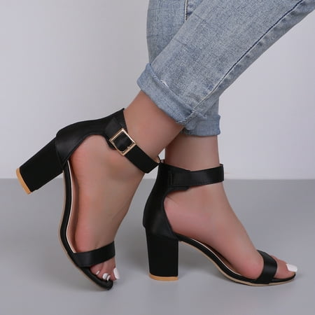 FZM Women shoes Women s Fashion Solid Color Satin Fish Mouth Buckle High Heel Sandals
FZM Women shoes Women s Fashion Solid Color Satin Fish Mouth Buckle High Heel Sandals