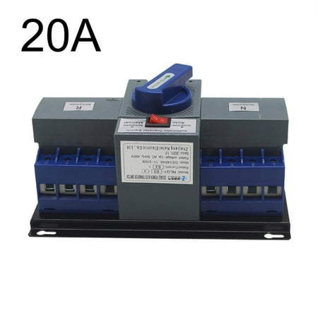 4P Dual Power Automatic Transfer Switch For Generator Changeover Switch AC400V