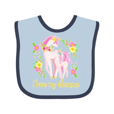 Inktastic I Love My Glamma Unicorn with Pink and Yellow Flowers Gift Baby Boy or Baby Girl Bib
Inktastic I Love My Glamma Unicorn with Pink and Yellow Flowers Gift Baby Boy or Baby Girl Bib