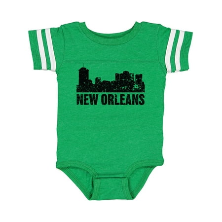 Inktastic New Orleans Skyline Grunge Gift Baby Boy or Baby Girl Bodysuit