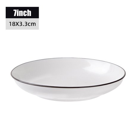 Alexsix White Dinnerware Set Porcelain Spoon Bowl Plate for Home Use Everyday Use
Alexsix White Dinnerware Set Porcelain Spoon Bowl Plate for Home Use Everyday Use