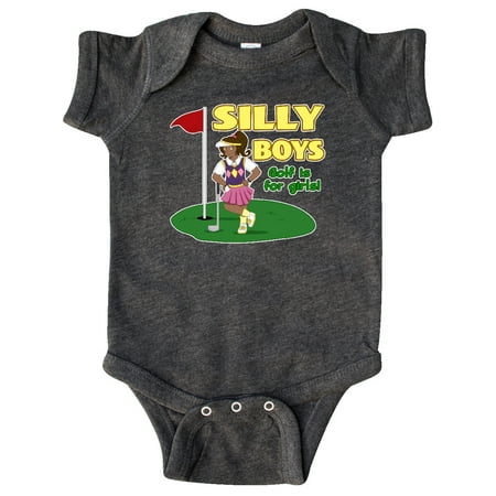 Inktastic Silly Boys Golf is for Girls with Dark Haired Golfer Gift Baby Boy or Baby Girl Bodysuit
Inktastic Silly Boys Golf is for Girls with Dark Haired Golfer Gift Baby Boy or Baby Girl Bodysuit