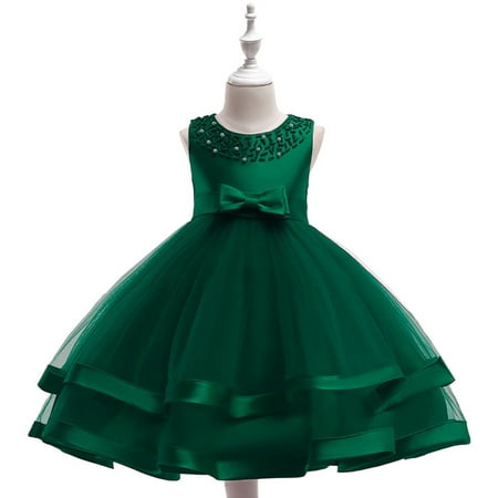 Leutsin Toddler Girls Solid Color Pearl Net Yarn Bowknot Birthday Party Flowers Gown Kids Dresses
Leutsin Toddler Girls Solid Color Pearl Net Yarn Bowknot Birthday Party Flowers Gown Kids Dresses
