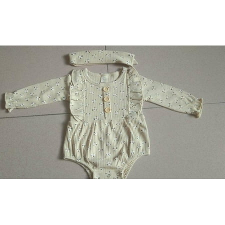Baby Floral Print Clothes Set Long Sleeve O-neck Jumpsuit with Ruffles + Bow-knot Headband
Baby Floral Print Clothes Set Long Sleeve O-neck Jumpsuit with Ruffles + Bow-knot Headband