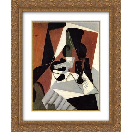 Juan Gris 2x Matted 20x24 Gold Ornate Framed Art Print 'Strawberry Jam'