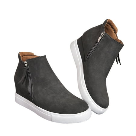 NECHOLOGY Womens Booties And Boots under 30 Short Boots Casual Casual Fashion Ankle Womens Leather Boots with Laces Grey 8
NECHOLOGY Womens Booties And Boots under 30 Short Boots Casual Casual Fashion Ankle Womens Leather Boots with Laces Grey 8