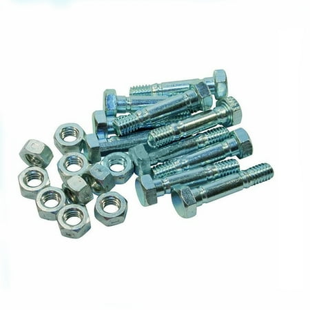30 New Aftermarket Shear Pins and Nuts 710-0890 Fits MTD Snowblowers