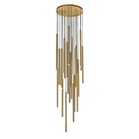 Avenue Lighting HF2800AB Hanging Chandelier Filmore Ave. Brass