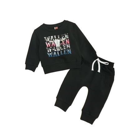 Ma&Maby Kids Baby Boys Casual Outfit Sets Black Long Sleeve Cow Head Print Pullover + Drawstring Pants
Ma&Maby Kids Baby Boys Casual Outfit Sets Black Long Sleeve Cow Head Print Pullover + Drawstring Pants