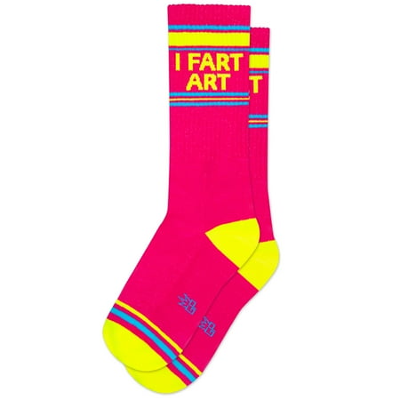 I Fart Art Gumball Poodle Unisex Crew Socks Size Regular