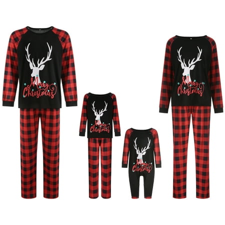 JBEELATE Matching Family Pajamas Sets Christmas PJ s Letter Santa Claus/Car/Elk Print Top and Plaid Pants Jammies Sleepwear
JBEELATE Matching Family Pajamas Sets Christmas PJ s Letter Santa Claus/Car/Elk Print Top and Plaid Pants Jammies Sleepwear