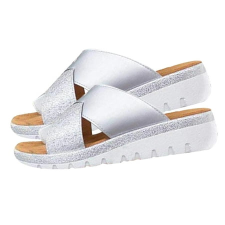 Women Chic Sandals Pure-color Slippers Open Toe Breathable for Summer Beach good-looking comfortable Summer Beach Women Sandals Chic Sandals Pure-color Slippers Open Toe Breathable Silver 42
Women Chic Sandals Pure-color Slippers Open Toe Breathable for Summer Beach good-looking comfortable Summer Beach Women Sandals Chic Sandals Pure-color Slippers Open Toe Breathable Silver 42