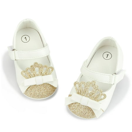 Bonario Baby Girls Dress Shoes Infant Mary Jane Bowknot Soft Sole Crib Shoe for Newborn 3-18 Months
Bonario Baby Girls Dress Shoes Infant Mary Jane Bowknot Soft Sole Crib Shoe for Newborn 3-18 Months