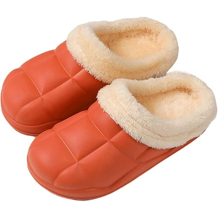 CoCopeaunt Winter Waterproof Slippers Women Men Fur Lined Clogs Garden Shoes Warm House Slippers Indoor Outdoor Mules
CoCopeaunt Winter Waterproof Slippers Women Men Fur Lined Clogs Garden Shoes Warm House Slippers Indoor Outdoor Mules