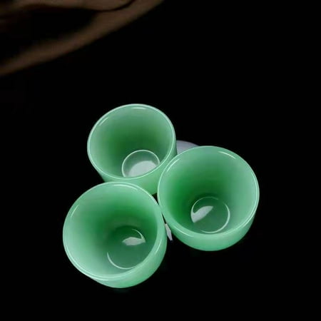 Jade Tea Cup Kung Fu Tea Set Health High-end Jade Single Master Cup Set Jade Water Cup Wine Glass Bowl Teacups Small Water Cup
Jade Tea Cup Kung Fu Tea Set Health High-end Jade Single Master Cup Set Jade Water Cup Wine Glass Bowl Teacups Small Water Cup