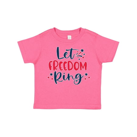 Inktastic 4th of July Let Freedom Ring with Stars Gift Toddler Boy or Toddler Girl T-Shirt
Inktastic 4th of July Let Freedom Ring with Stars Gift Toddler Boy or Toddler Girl T-Shirt