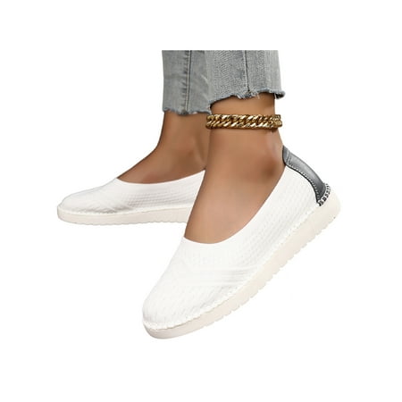 Crocowalk Women Flats Mesh Casual Shoes Slip On Walking Shoe Womens Summer Lightweight Comfort White 9
Crocowalk Women Flats Mesh Casual Shoes Slip On Walking Shoe Womens Summer Lightweight Comfort White 9