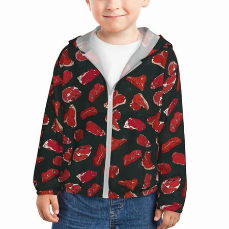 Sun Hoodie for Kids Beef3 Long Sleeve Swim Fishing Shirts Sun Protection Zip Up Jacket Clothing Athletic Hoodie
Sun Hoodie for Kids Beef3 Long Sleeve Swim Fishing Shirts Sun Protection Zip Up Jacket Clothing Athletic Hoodie