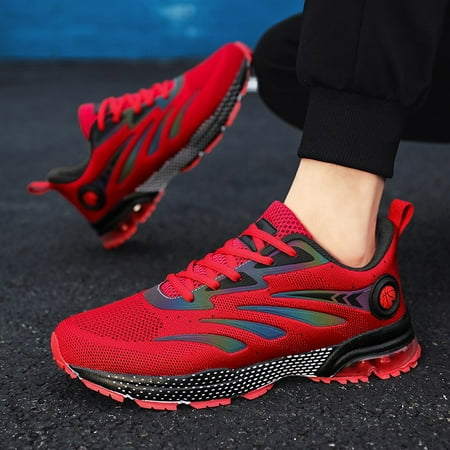Men s Fashion Reflective Breathable Sneakers For Walking
