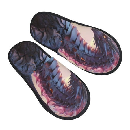 Bingfone Dragon House Slippers for Women Men with Soft Rubber Sole Slip On for Indoor/Outdoor-Large
Bingfone Dragon House Slippers for Women Men with Soft Rubber Sole Slip On for Indoor/Outdoor-Large