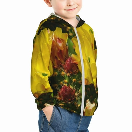Uemuo Cactus Flowers Pattern Rash Guard for Boys Girls Long Sleeve Swim Shirts UPF 50+ UV Sun Protection Hooded Fishing Shirt with Pocket for Kid-3 Years
Uemuo Cactus Flowers Pattern Rash Guard for Boys Girls Long Sleeve Swim Shirts UPF 50+ UV Sun Protection Hooded Fishing Shirt with Pocket for Kid-3 Years