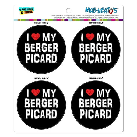 I Love My Berger Picard Stylish MAG-NEATO S(TM) Car/Refrigerator Magnet Set 
I Love My Berger Picard Stylish MAG-NEATO S(TM) Car/Refrigerator Magnet Set