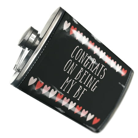 NEONBLOND Flask Congrats On Being My BF Valentine s Day Cute Hearts