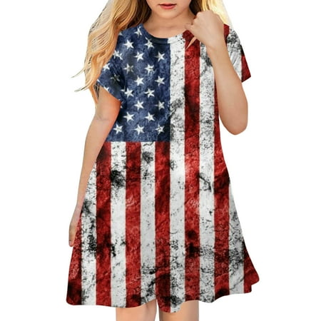 Toddlers Girls Baby Princess Dress Star Stripe Printed 4th Of July Independent Day Short Sleeve Party Child Sundress Streetwear Kids Dailywear Outwear
Toddlers Girls Baby Princess Dress Star Stripe Printed 4th Of July Independent Day Short Sleeve Party Child Sundress Streetwear Kids Dailywear Outwear