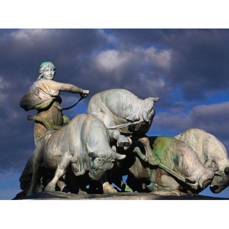 Gefion Fountain, Copenhagen, Denmark Print Wall Art By Anders Blomqvist