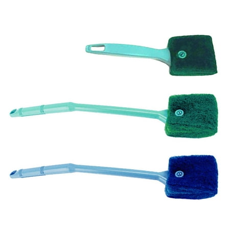 Aquarium Fish Tank Scrub Brush Double Sided Algae Cleaning Brush