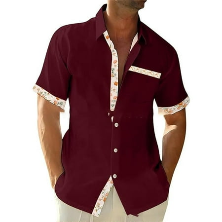 KDJ Men Shirt 3d Printed Short Sleeve Shirt Simple Casual Tops Loose Cardigan Blouse
KDJ Men Shirt 3d Printed Short Sleeve Shirt Simple Casual Tops Loose Cardigan Blouse