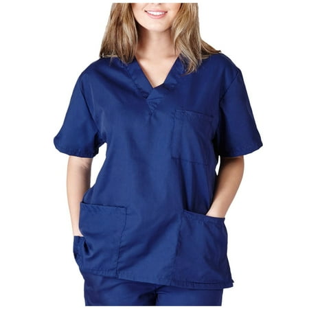 Scrubs Tops For Women Men Women Short Sleeve V-neck Nursing Uniform Blouse Scrub Tops with Pocket
Scrubs Tops For Women Men Women Short Sleeve V-neck Nursing Uniform Blouse Scrub Tops with Pocket
