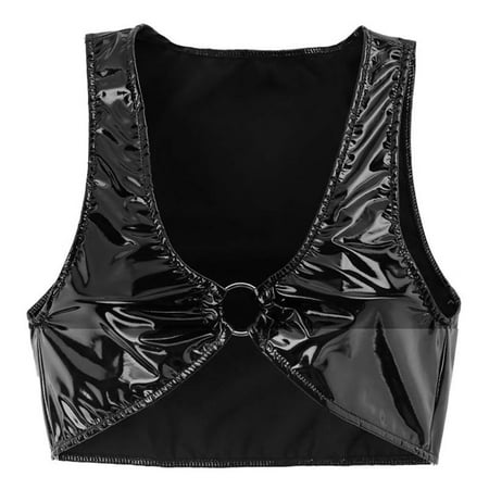 Intimates Women Sexy Plus Size PU-Leather Inner Vest U-Shaped Sports Top Underwear NylonSpandex running sports bras for women Black
Intimates Women Sexy Plus Size PU-Leather Inner Vest U-Shaped Sports Top Underwear NylonSpandex running sports bras for women Black