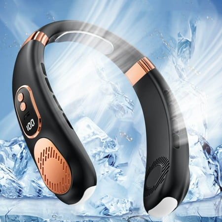 Inerposs Bladeless Portable Neck Fan with Constant Temperature Quick Drying Low Noise and Long Battery Life - Adjustable USB Rechargeable and Convenient for Indoor/Outdoor Use
Inerposs Bladeless Portable Neck Fan with Constant Temperature Quick Drying Low Noise and Long Battery Life - Adjustable USB Rechargeable and Convenient for Indoor/Outdoor Use