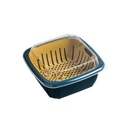 Kitchen Colander with Lid Household Double-Layer Basket Multifunction Storage Containers for Fruits Vegetable
Kitchen Colander with Lid Household Double-Layer Basket Multifunction Storage Containers for Fruits Vegetable