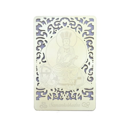 Samantabhadra Bodhisattva Talisman Card for Dragon & Snake Printed on a Card in Gold
Samantabhadra Bodhisattva Talisman Card for Dragon & Snake Printed on a Card in Gold